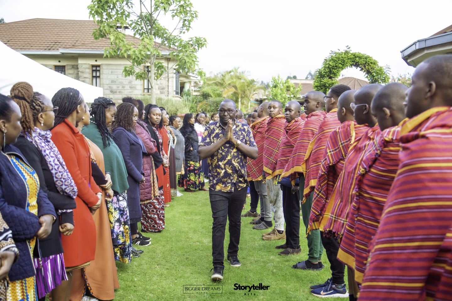 Riika Program participants with guests